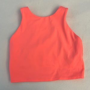 Athleta Conscious Crop D-DD+ Size Extra Small Coral Volt